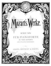 Partition complète, Allegro, G major, Mozart, Wolfgang Amadeus par Wolfgang Amadeus Mozart