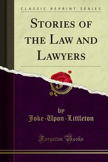 Stories of the Law and Lawyers