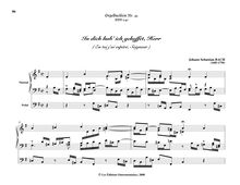 Partition en dich hab’ ich gehoffet, Herr, BWV 640, Das Orgel-Büchlein