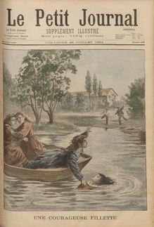 LE PETIT JOURNAL SUPPLEMENT ILLUSTRE  N° 558 du 28 juillet 1901