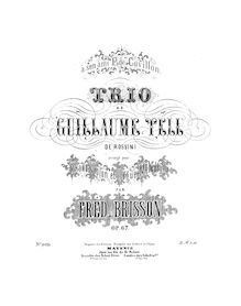 Partition de piano, Guillaume Tell, Opéra in quatre actes