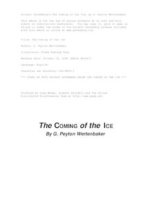 The Coming of the Ice