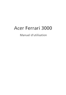 Notice Ordinateur portable Acer  Ferrari 3000