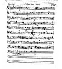 Partition ténor Trombone, Requiem, D minor, Mozart, Wolfgang Amadeus