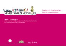 Venise Vivaldi Versailles