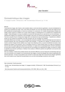 Sociosémiotique des images - article ; n°2 ; vol.28, pg 111-140