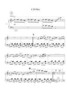 Partition Theme, Clowns (theme avec variations) pour accordion solo
