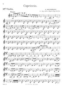 Partition violon 2, 4 Morceaux de Salon, Op.35, Goltermann, Georg
