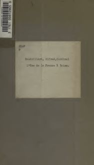 L âme de la France à Reims; discours prononcé en la basilique de Sainte-Clotilde le 30 Septembre 1914