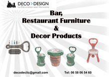 Bar, Restaurant Furniture & Decor Products