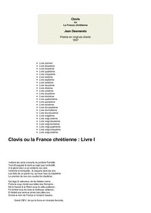 Clovis ou la France chrétienne