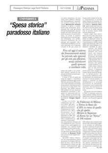 Rassegna stampa - Lega Nord