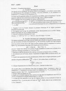 UTBM 2003 ps27 thermodynamique tronc commun semestre 1 final