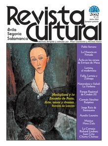 Revista Cultural (Ávila, Segovia, Salamanca). Dirigida y editada por Pilar Coomonte y Nicolás Gless. Nº. 35, Junio 2002.