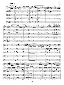 Partition I, Finale: Presto, corde quintette No.1, Op.4 (after pour Octet Op.103)