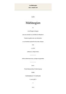 Les Mabinogion/Texte entier