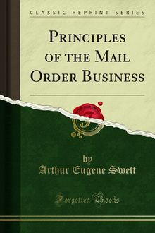 Principles of the Mail Order Business