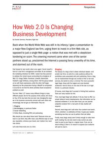 How Web 2.0 Is Changing Business Development