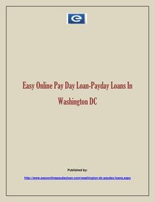 Easy Online Pay Day Loan-Payday Loans In 