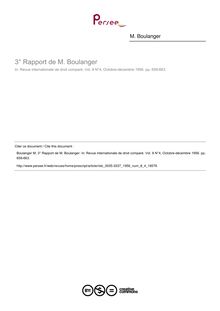 Rapport de M. Boulanger - compte-rendu ; n°4 ; vol.8, pg 659-663