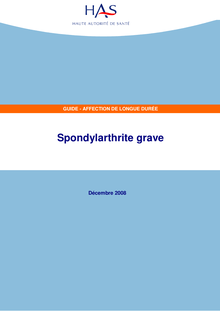 ALD n° 27 - Spondylarthrite grave - ALD n° 27 - Guide médecin sur Spondylarthrite grave