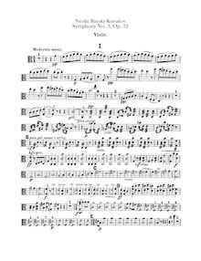 Partition altos, Symphony No.3, Rimsky-Korsakov, Nikolay