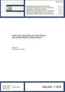 Index der industriellen Produktion der Europäischen Gemeinschaft