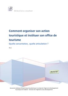 RLC pour ADT 07 - comment organiser son action touristique et  instituer son office de tourismex