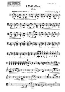 Partition altos,  pour cordes, Op.1, Kleine Suite, Little Suite, Lille suite, Liten svit