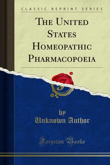 United States Homeopathic Pharmacopoeia