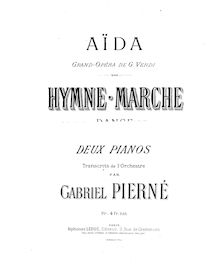 Partition Piano II, Aïda, Opera in quattro atti, Verdi, Giuseppe