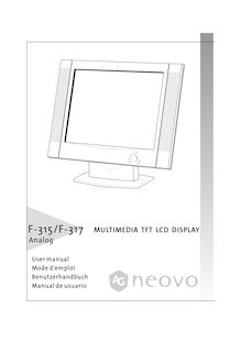 Notice LCD AG Neovo  F-315