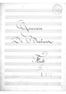 Partition flûte, Geneviève de Brabant, Offenbach, Jacques