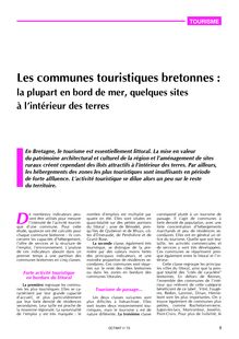 Les communes touristiques bretonnes (Octant n° 73)