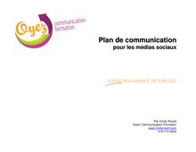 Plan de communication pour les médias sociaux