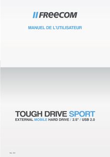 Notice Disque dur externe Freecom  Tough Drive Sport
