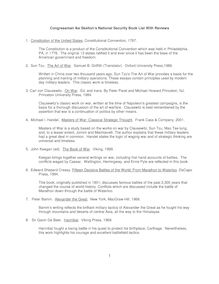 Congressman Ike Skelton s National Security Book List (Archived ...