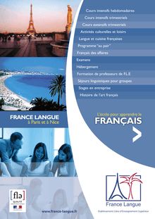 Brochure en français   français