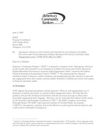 auditor liability comment letter