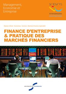 Finance d entRepRise & pRatique des maRchés FinancieRs