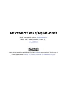 The Pandora's Box of Digital Cinema