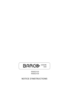 Notice Projecteur Cineversum  BARCOVision 508