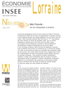 Metz-Thionville : une aire métropolitaine à construire