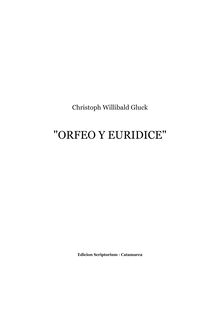 Partition complète, Orfeo ed Euridice, Orphée et Eurydice; Orpheus und Eurydike
