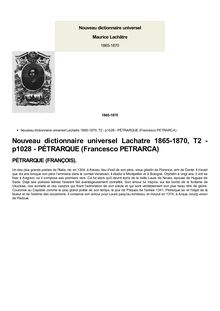 Nouveau dictionnaire universel Lachatre 1865-1870
