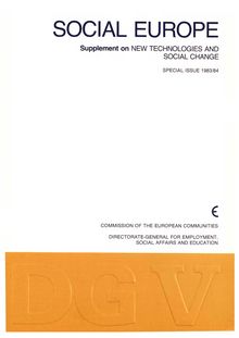 Social Europe - Supplement on new technologies and social change
