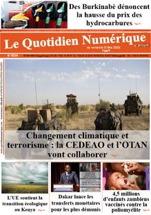 Le Quotidien Numérique d’Afrique n°1934 - du vendredi 13 mai 2022