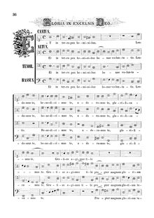 Partition Gloria (monochrome), Missa Iste confessor, Modus VIII. Hypomixolydius