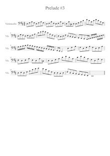 Partition Prelude,  No.3 en D major, D major, Cohen, Roberto Cesar