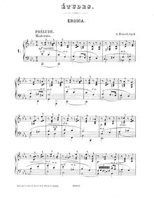 Partition complète, 12 Études de Salon, Douze Études de Salon pour le pianoforte